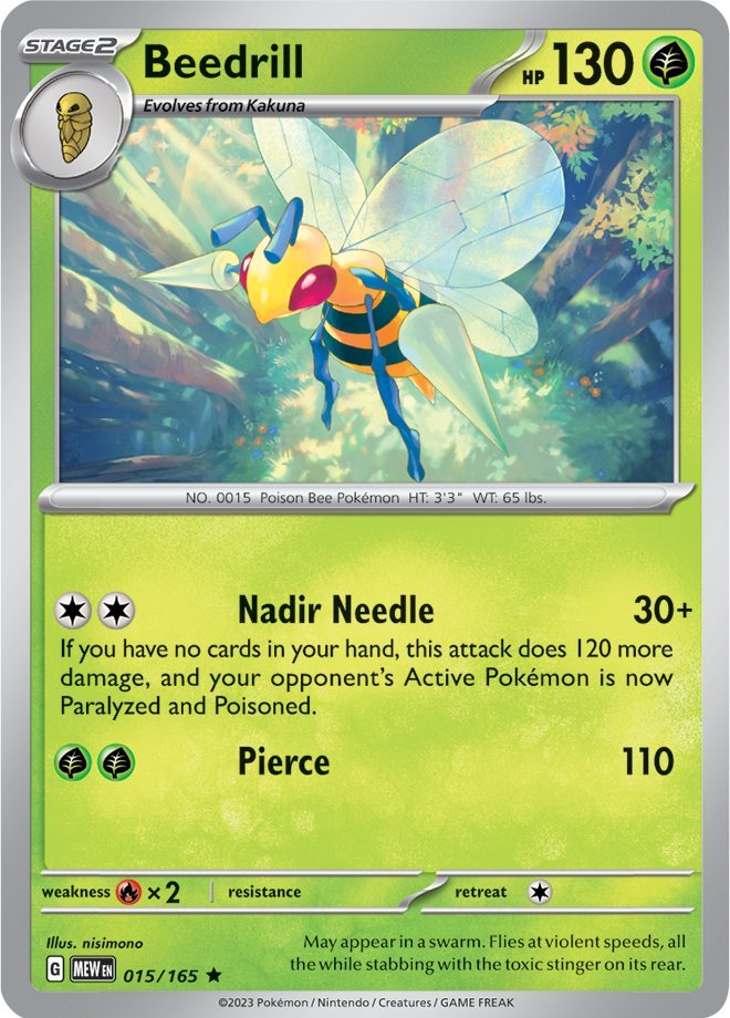 Beedrill (015/165) [Scarlet & Violet: 151] | The Gaming-Verse