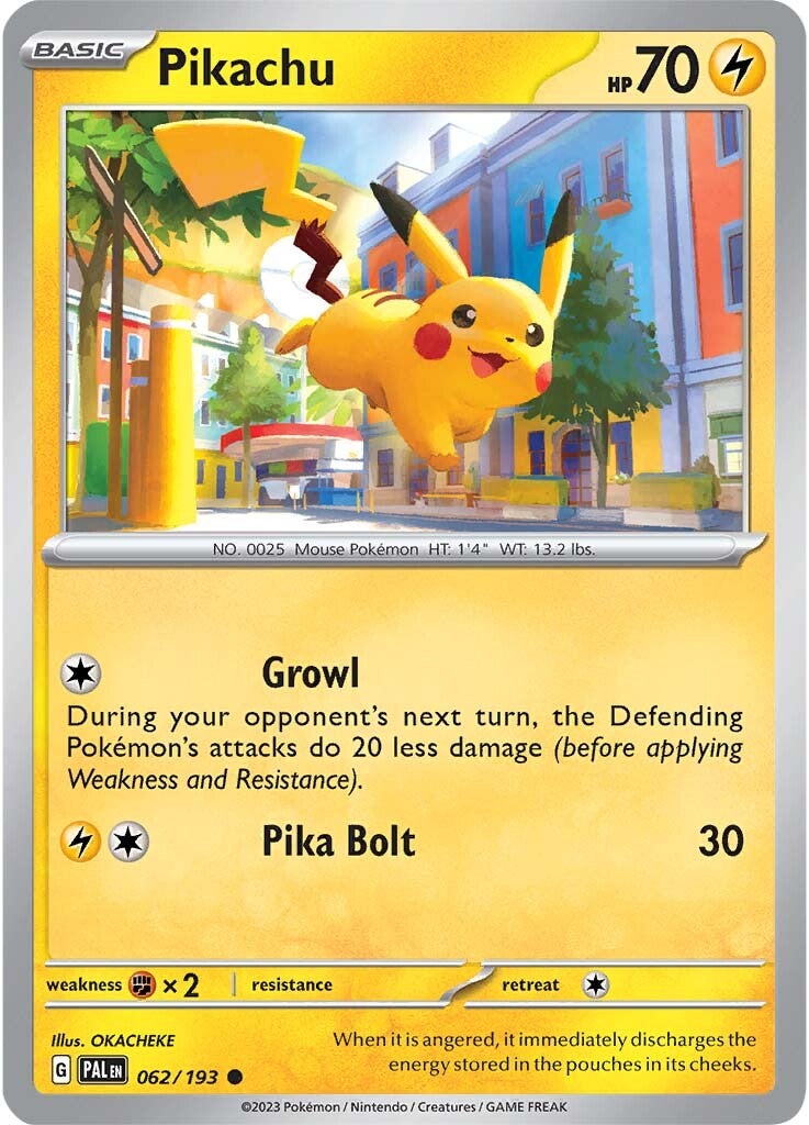 Pikachu (062/193) [Scarlet & Violet: Paldea Evolved] | The Gaming-Verse