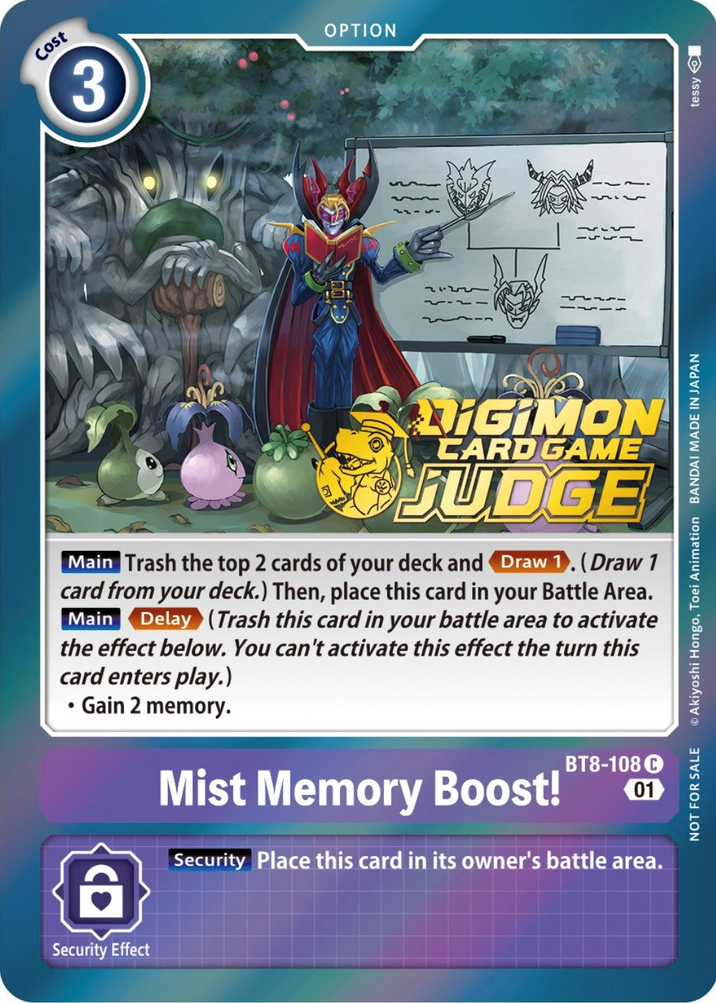 Mist Memory Boost! [BT8-108] (Judge Pack 3) [New Awakening Promos] | The Gaming-Verse