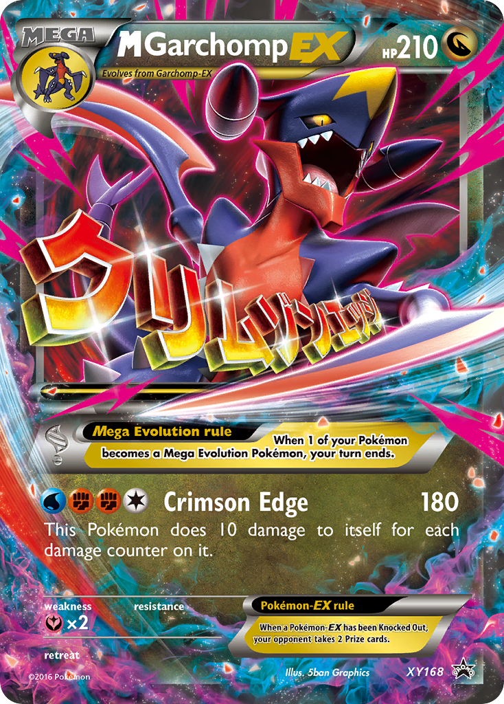 M Garchomp EX (XY168) [XY: Black Star Promos] | The Gaming-Verse