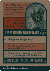 Garruk Wildspeaker [Secret Lair Drop Series] | The Gaming-Verse