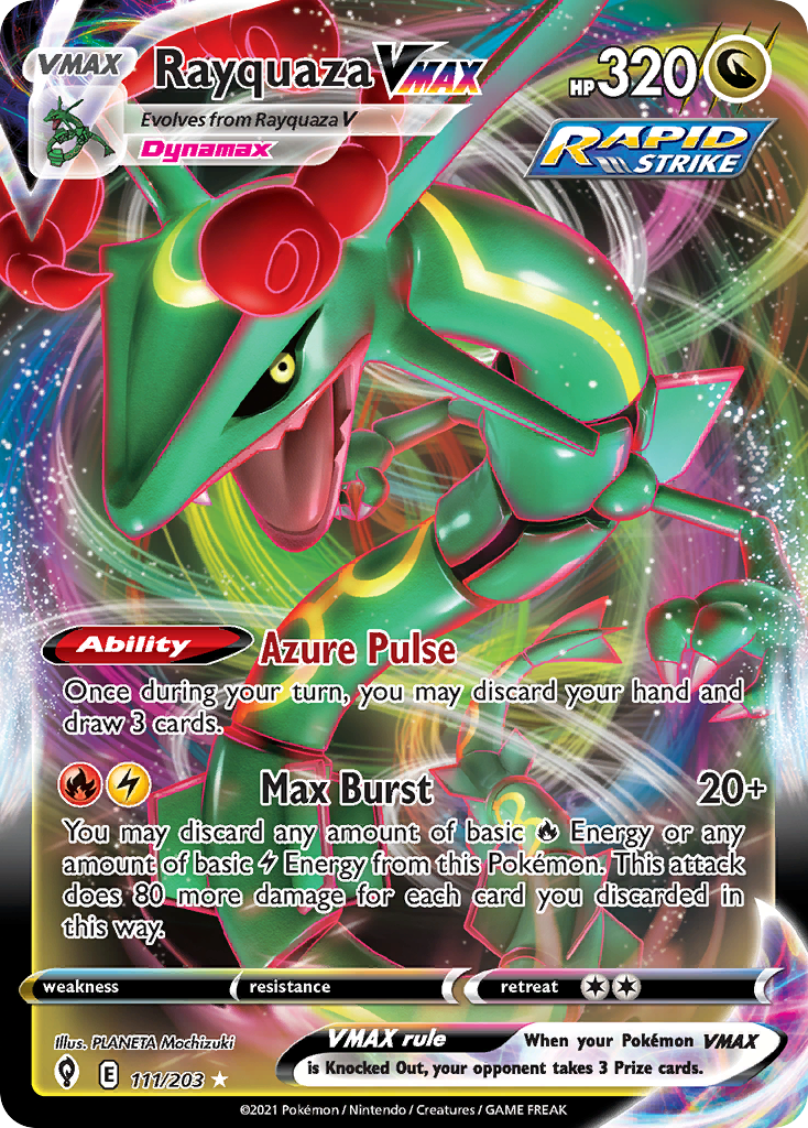 Rayquaza VMAX (111/203) (Jumbo Card) [Sword & Shield: Evolving Skies] | The Gaming-Verse