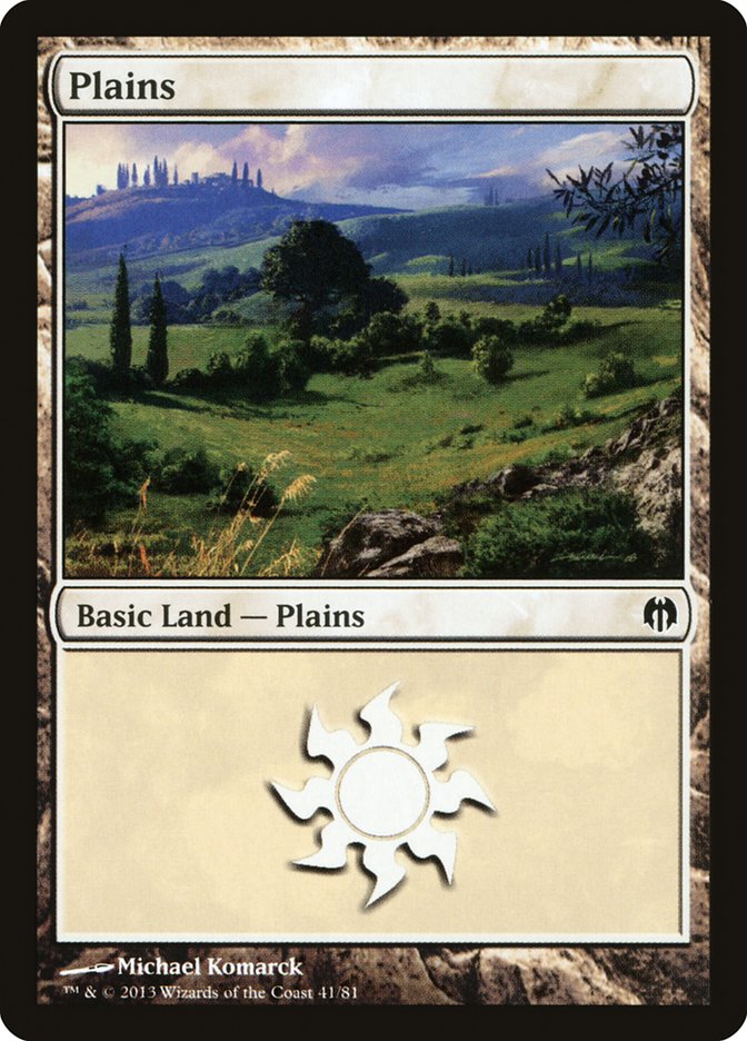 Plains (41) [Duel Decks: Heroes vs. Monsters] | The Gaming-Verse