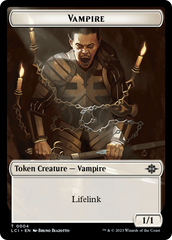 Vampire // Skeleton Pirate Double-Sided Token [The Lost Caverns of Ixalan Tokens] | The Gaming-Verse