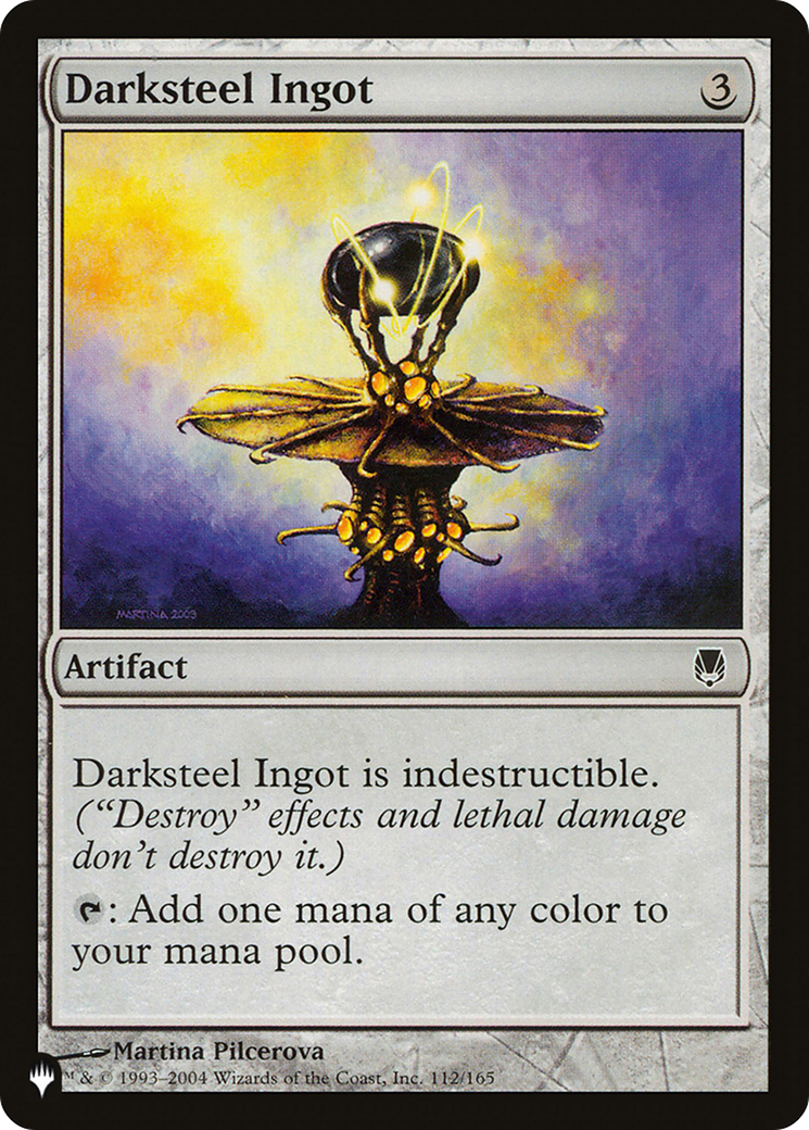 Darksteel Ingot [The List Reprints] | The Gaming-Verse