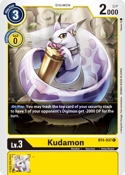 Kudamon [BT4-037] [Great Legend] | The Gaming-Verse