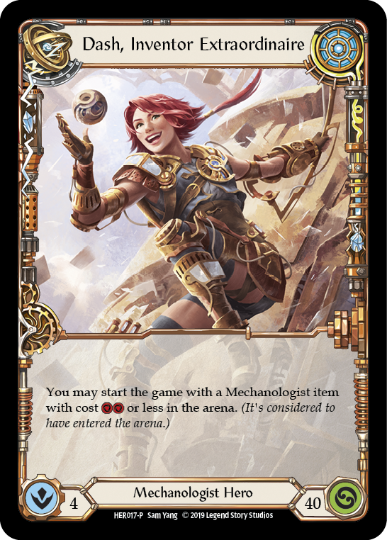 Dash, Inventor Extraordinaire [HER017-P] (Promo)  1st Edition Rainbow Foil | The Gaming-Verse