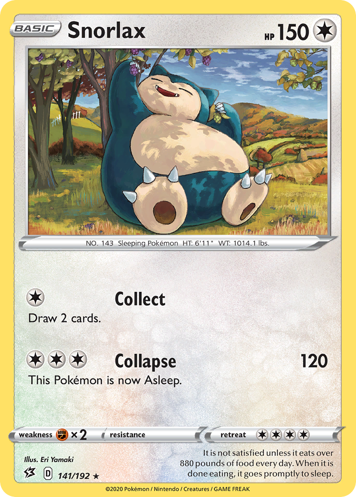 Snorlax (141/192) [Sword & Shield: Rebel Clash] | The Gaming-Verse