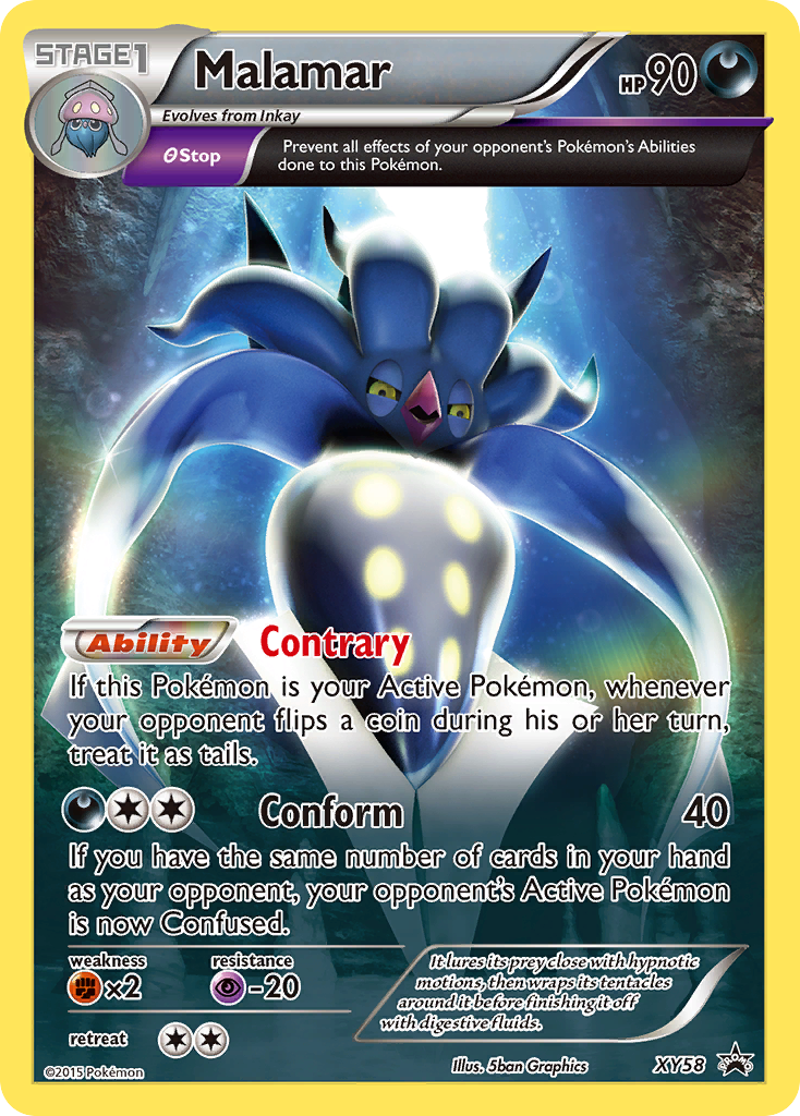 Malamar (XY58) [XY: Black Star Promos] | The Gaming-Verse