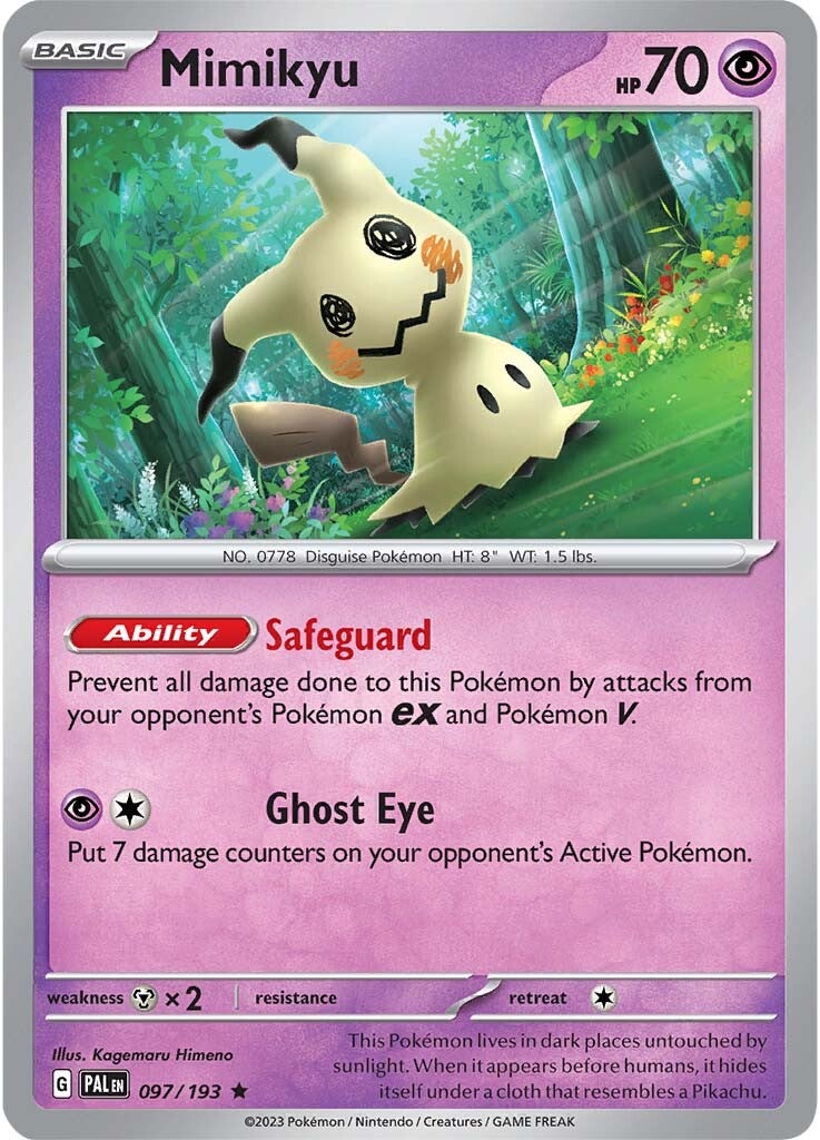 Mimikyu (097/193) [Scarlet & Violet: Paldea Evolved] | The Gaming-Verse