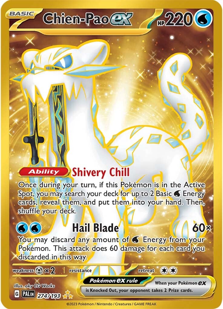 Chien-Pao ex (274/193) [Scarlet & Violet: Paldea Evolved] | The Gaming-Verse