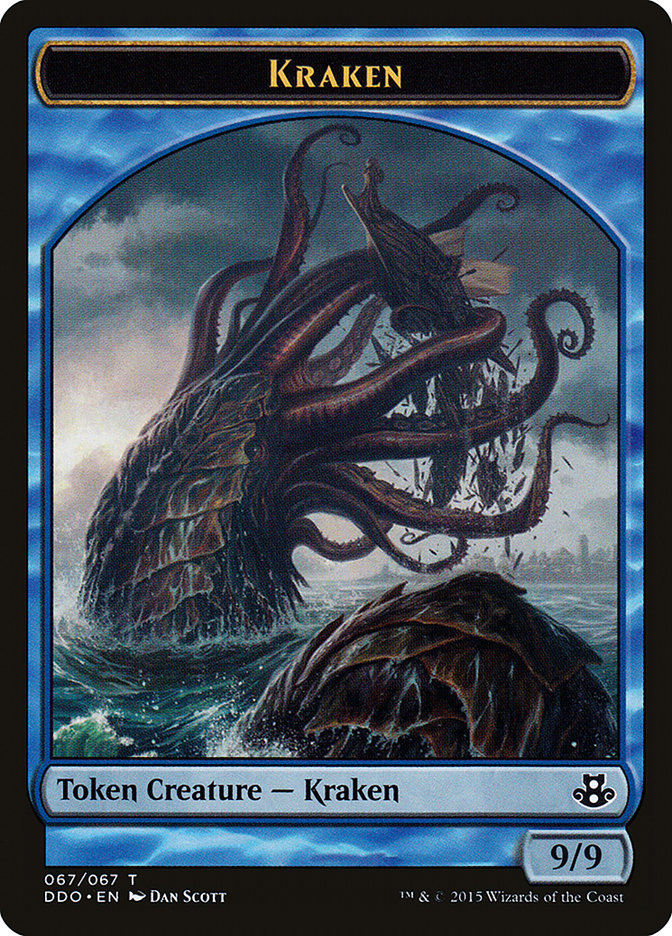 Kraken Token [Duel Decks: Elspeth vs. Kiora] | The Gaming-Verse