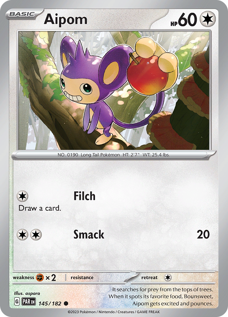 Aipom (145/182) [Scarlet & Violet: Paradox Rift] | The Gaming-Verse