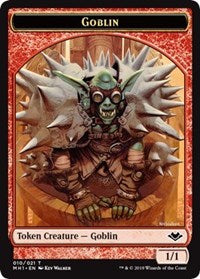 Goblin (010) // Construct (017) Double-Sided Token [Modern Horizons Tokens] | The Gaming-Verse