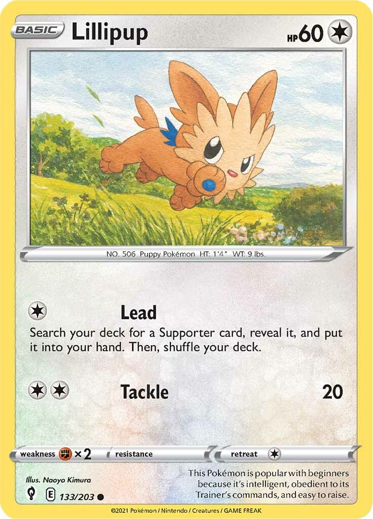 Lillipup (133/203) [Sword & Shield: Evolving Skies] | The Gaming-Verse