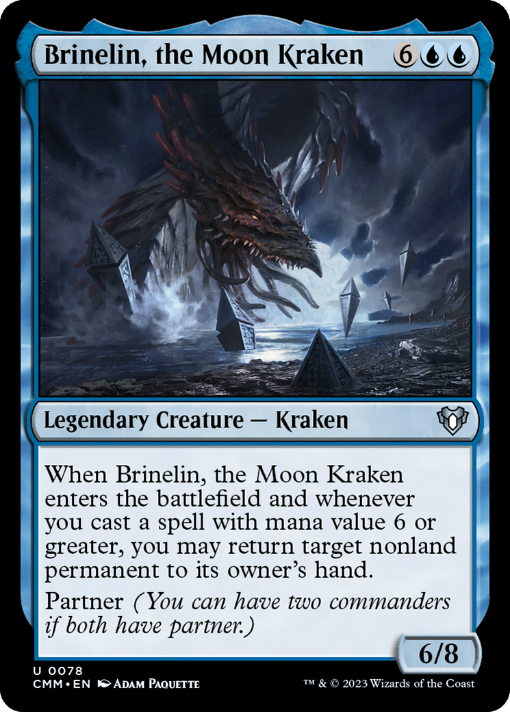 Brinelin, the Moon Kraken [Commander Masters] | The Gaming-Verse