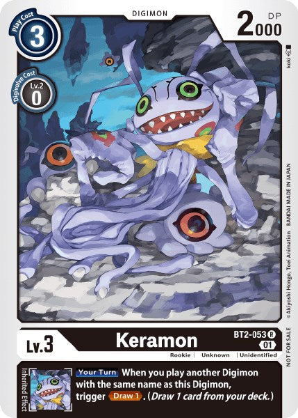 Keramon [BT2-053] (Tamer Party Vol. 3) [Release Special Booster Promos] | The Gaming-Verse