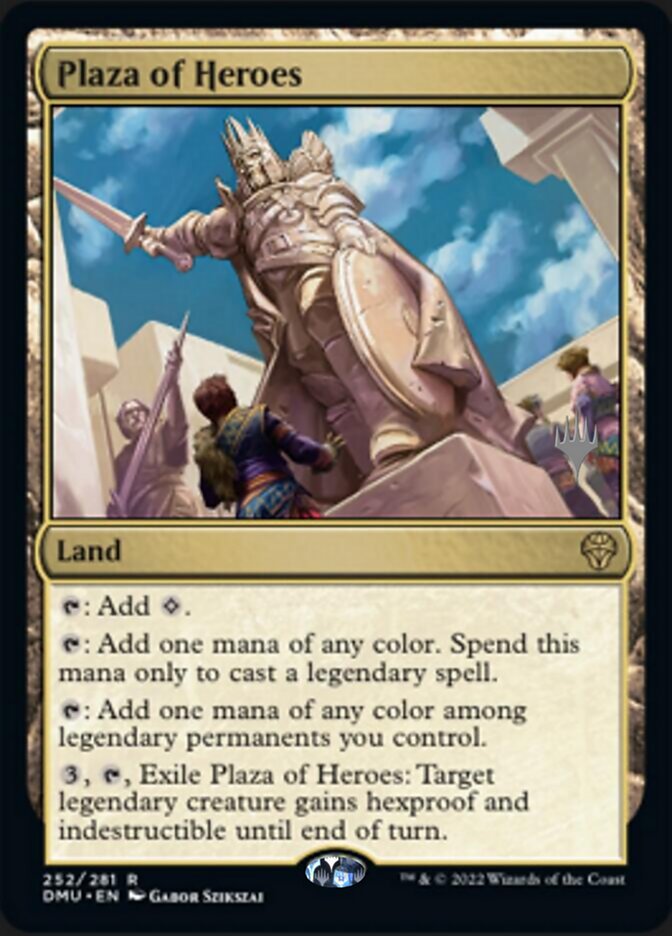 Plaza of Heroes (Promo Pack) [Dominaria United Promos] | The Gaming-Verse