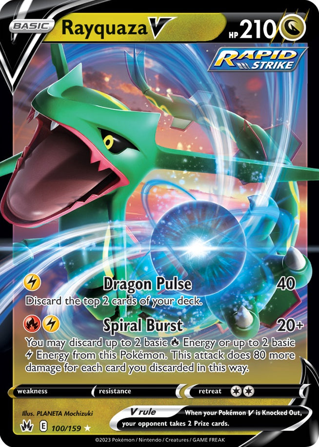 Rayquaza V 100/159 (Jumbo Card) [Sword & Shield: Evolving Skies] | The Gaming-Verse