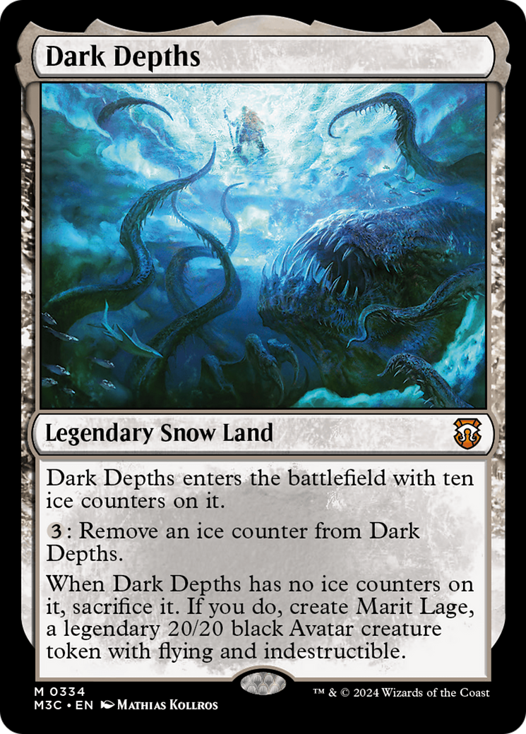 Dark Depths (Ripple Foil) [Modern Horizons 3 Commander] | The Gaming-Verse