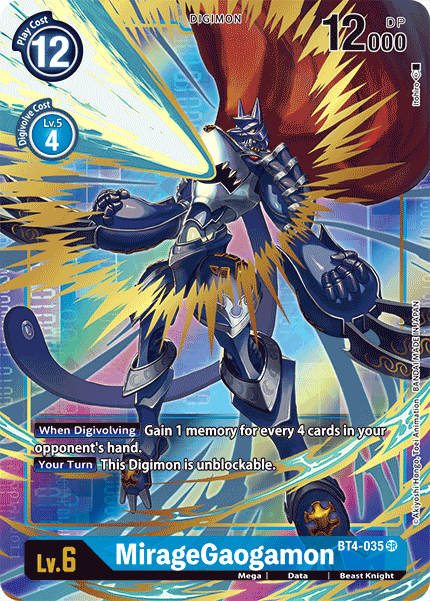 MirageGaogamon [BT4-035] (Alternate Art) [Great Legend] | The Gaming-Verse