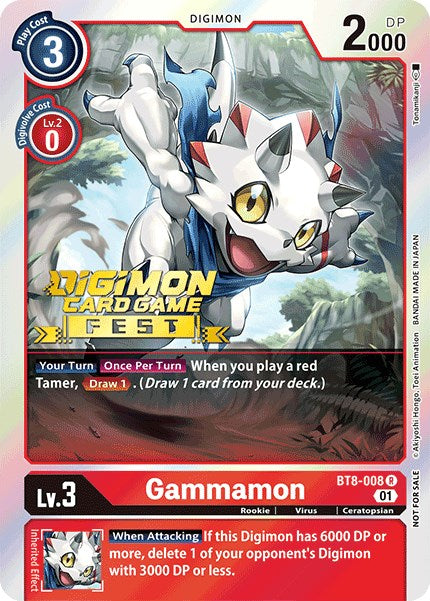 Gammamon [BT8-008] (Digimon Card Game Fest 2022) [New Awakening Promos] | The Gaming-Verse