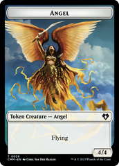 Copy (54) // Angel Double-Sided Token [Commander Masters Tokens] | The Gaming-Verse