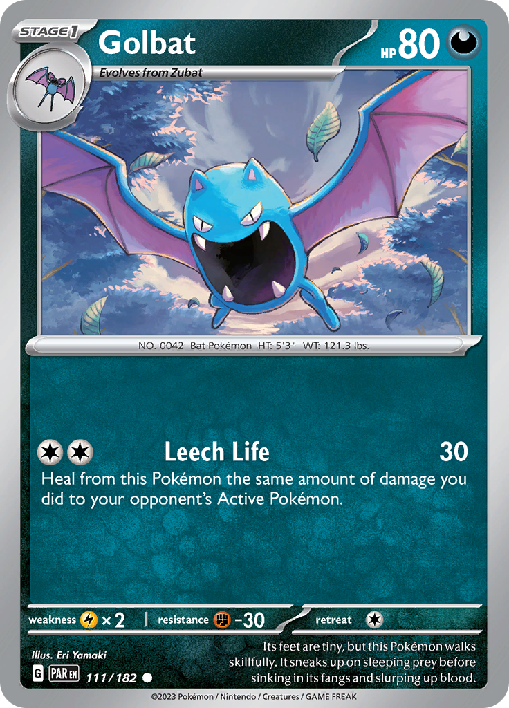 Golbat (111/182) [Scarlet & Violet: Paradox Rift] | The Gaming-Verse