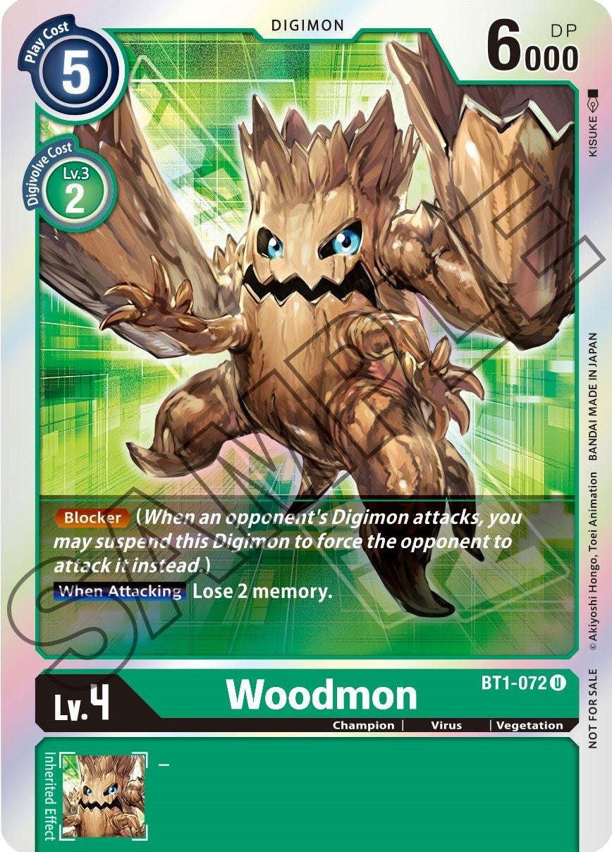 Woodmon [BT1-072] (Event Pack 1) [Release Special Booster Promos] | The Gaming-Verse