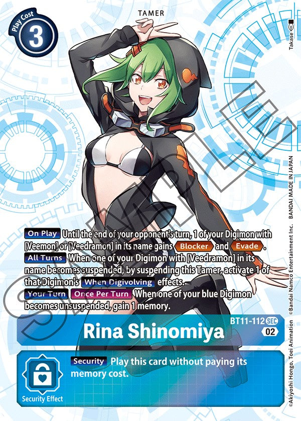 Rina Shinomiya [BT11-112] [Dimensional Phase] | The Gaming-Verse