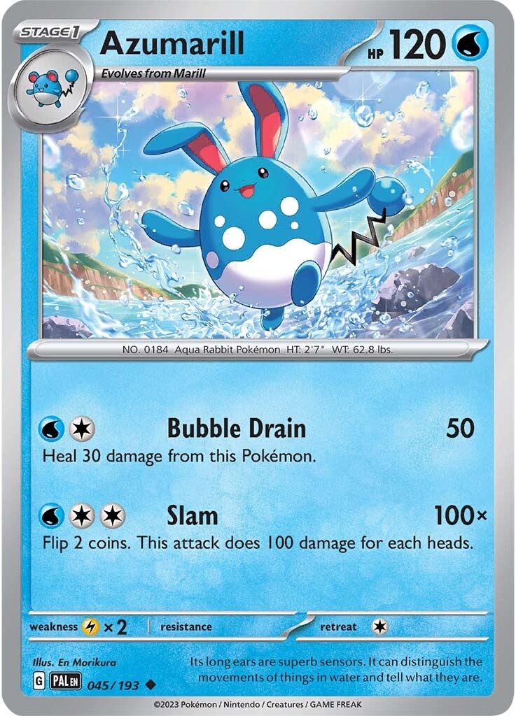 Azumarill (045/193) [Scarlet & Violet: Paldea Evolved] | The Gaming-Verse