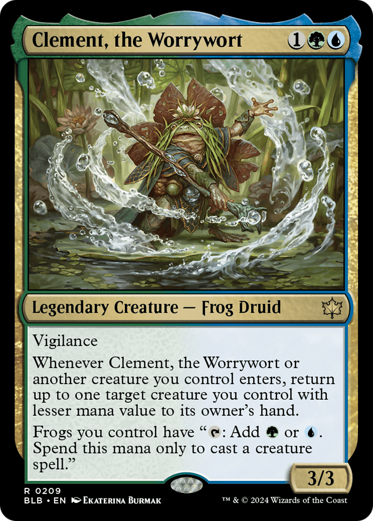 Clement, the Worrywort [Bloomburrow] | The Gaming-Verse