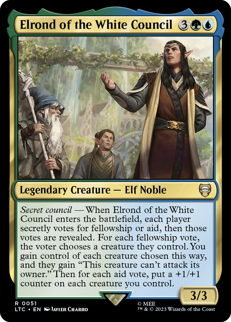 Elrond of the White Council [The Lord of the Rings: Tales of Middle-Earth Commander] | The Gaming-Verse