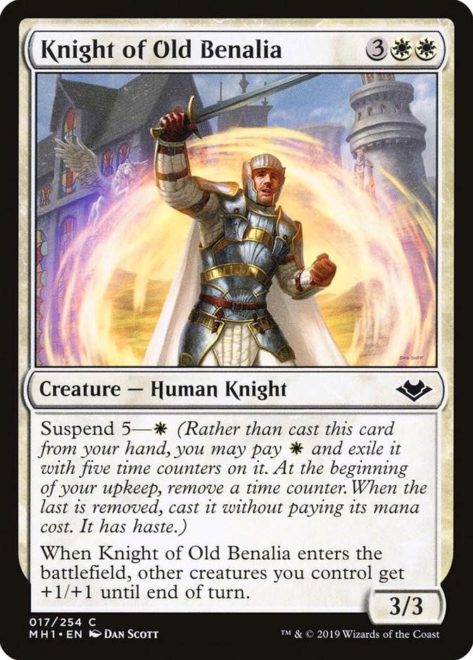 Knight of Old Benalia [Modern Horizons] | The Gaming-Verse