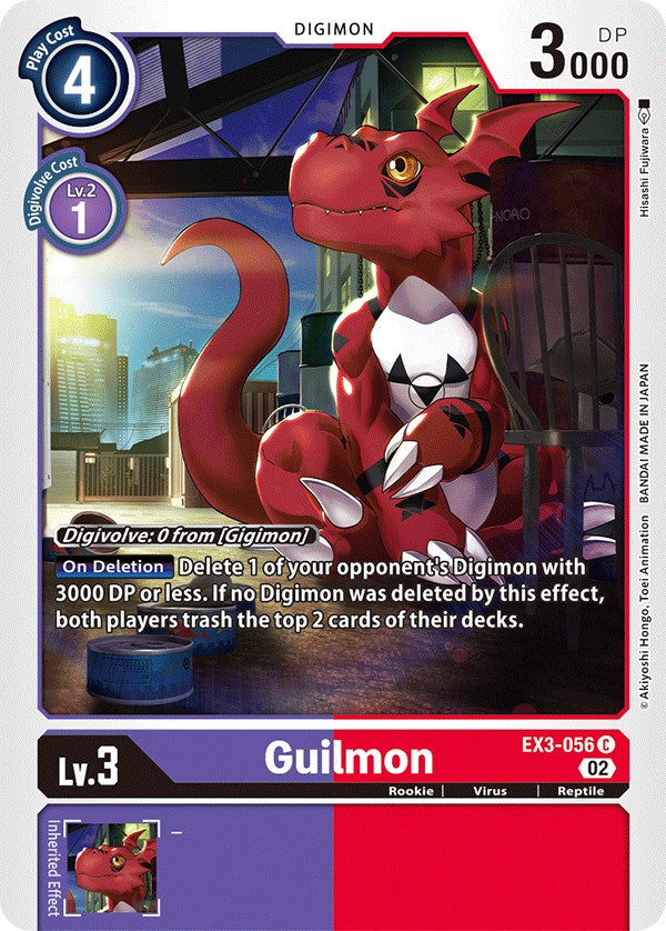 Guilmon [EX3-056] [Draconic Roar] | The Gaming-Verse