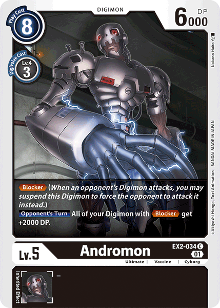 Andromon [EX2-034] [Digital Hazard] | The Gaming-Verse