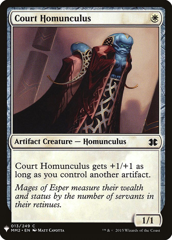 Court Homunculus [Mystery Booster] | The Gaming-Verse