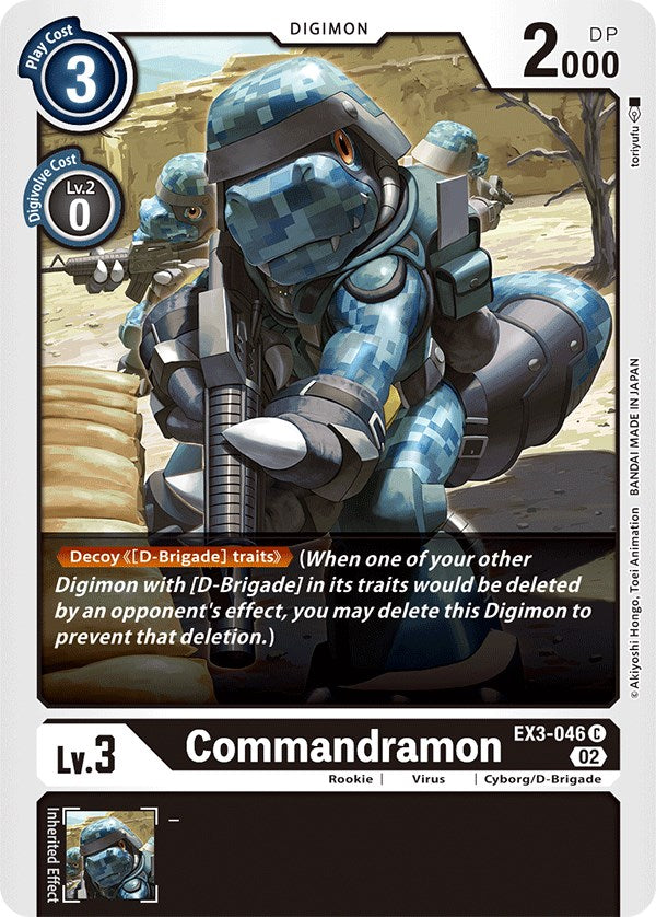 Commandramon [EX3-046] [Draconic Roar] | The Gaming-Verse