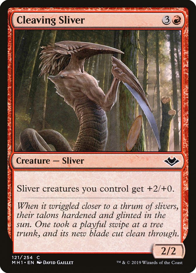 Cleaving Sliver [Modern Horizons] | The Gaming-Verse