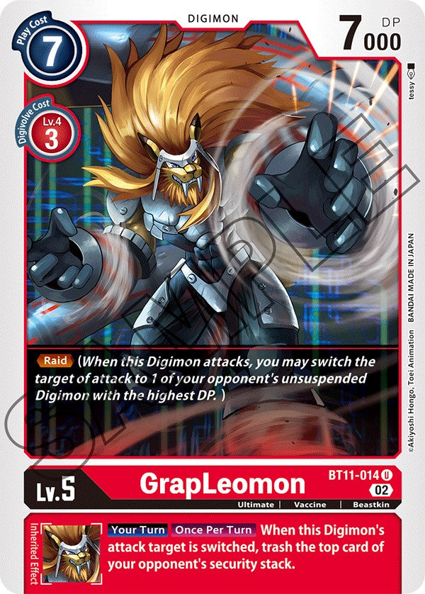 GrapLeomon [BT11-014] [Dimensional Phase] | The Gaming-Verse