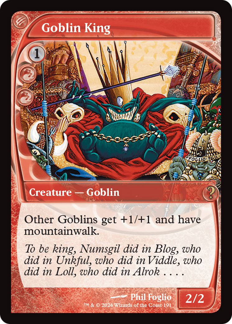 Goblin King (Future Sight) [Mystery Booster 2] | The Gaming-Verse