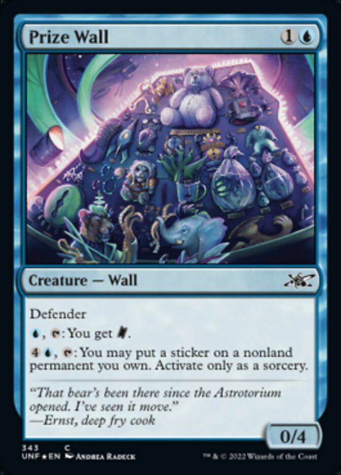 Prize Wall (Galaxy Foil) [Unfinity] | The Gaming-Verse