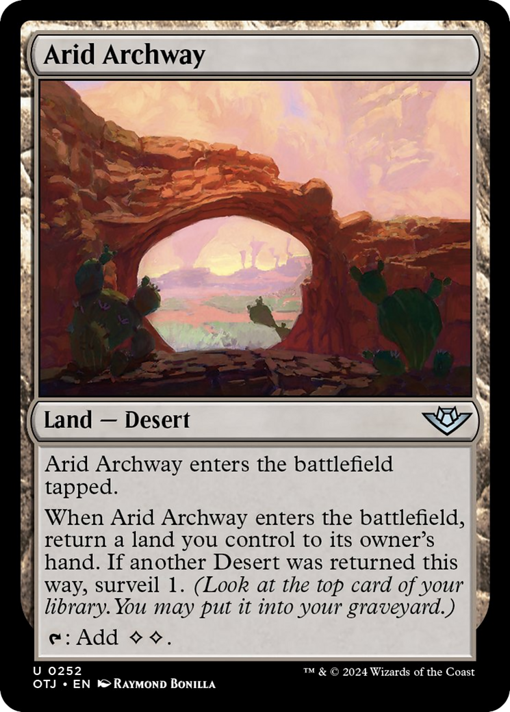 Arid Archway [Outlaws of Thunder Junction] | The Gaming-Verse