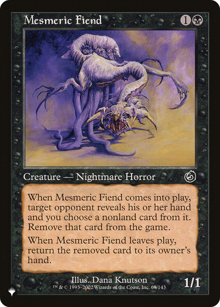 Mesmeric Fiend [The List Reprints] | The Gaming-Verse