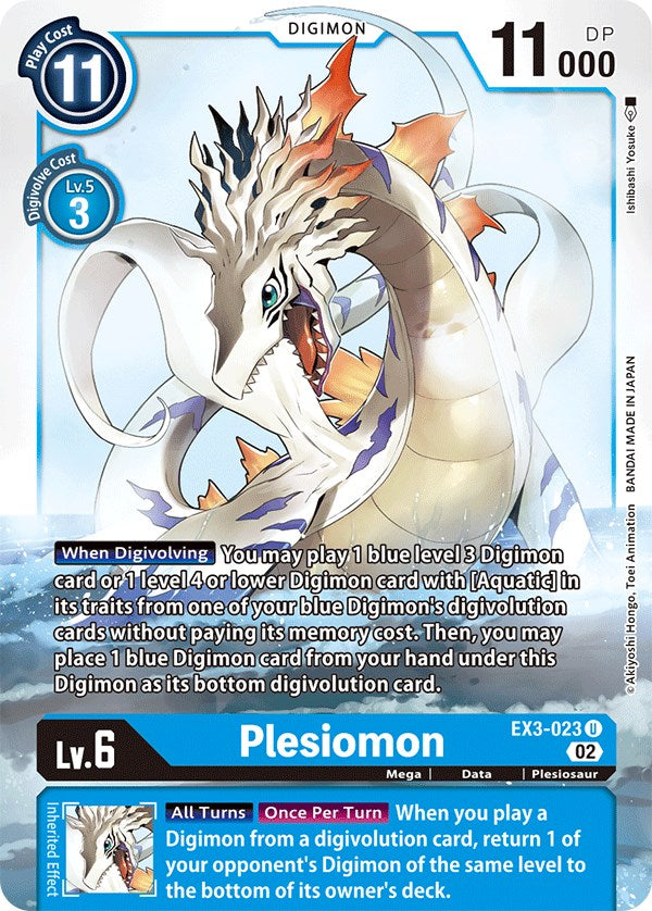 Plesiomon [EX3-023] [Draconic Roar] | The Gaming-Verse