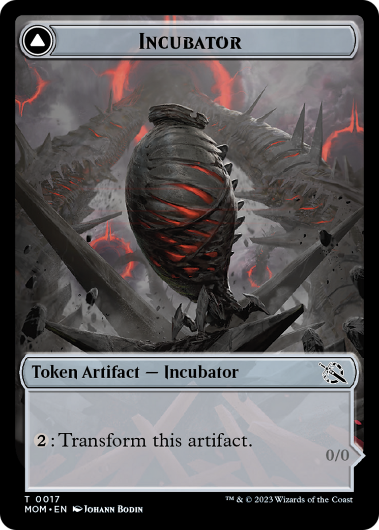 Incubator // Phyrexian (17) Double-Sided Token [March of the Machine Tokens] | The Gaming-Verse