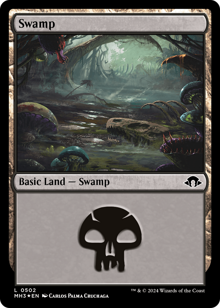 Swamp (0502) (Ripple Foil) [Modern Horizons 3] | The Gaming-Verse