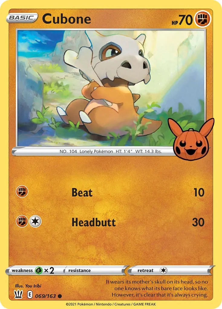 Cubone (069/163) [Trick or Trade] | The Gaming-Verse