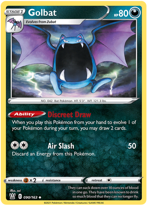 Golbat (090/163) [Sword & Shield: Battle Styles] | The Gaming-Verse