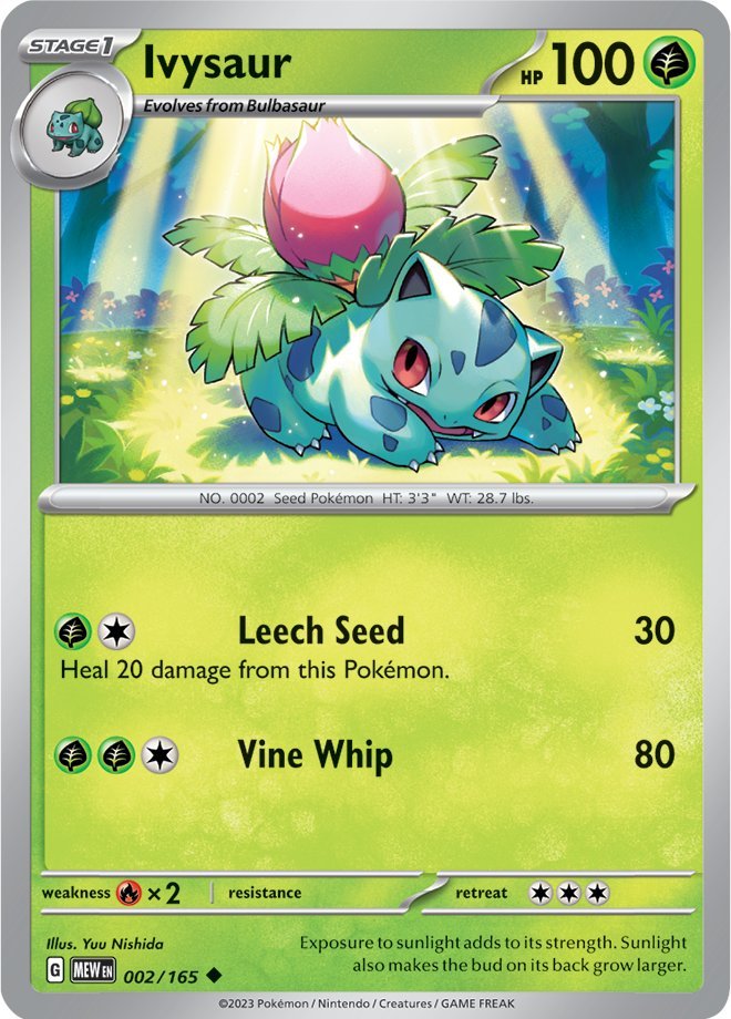 Ivysaur (002/165) [Scarlet & Violet: 151] | The Gaming-Verse